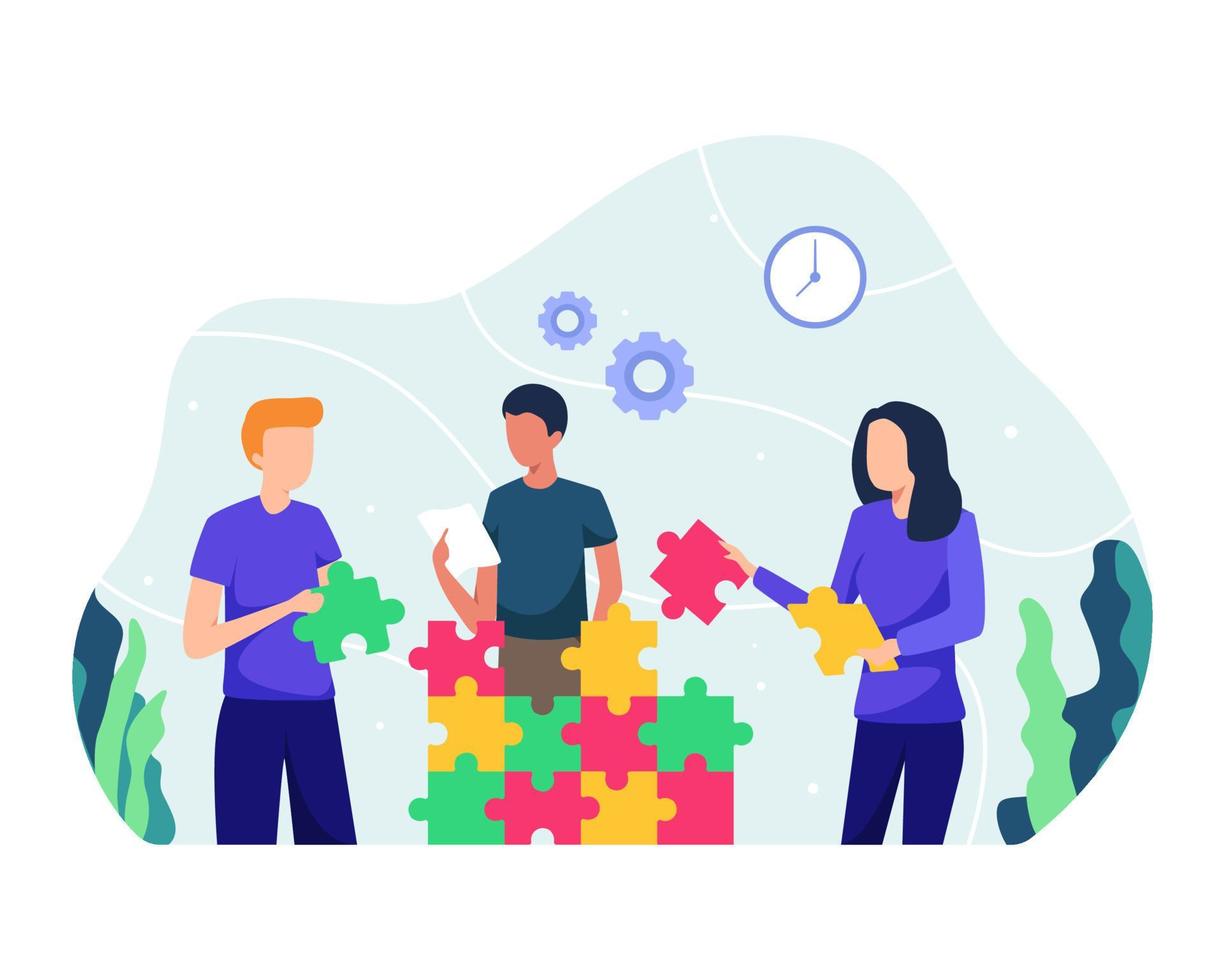 Start strategizing concept illustration vector