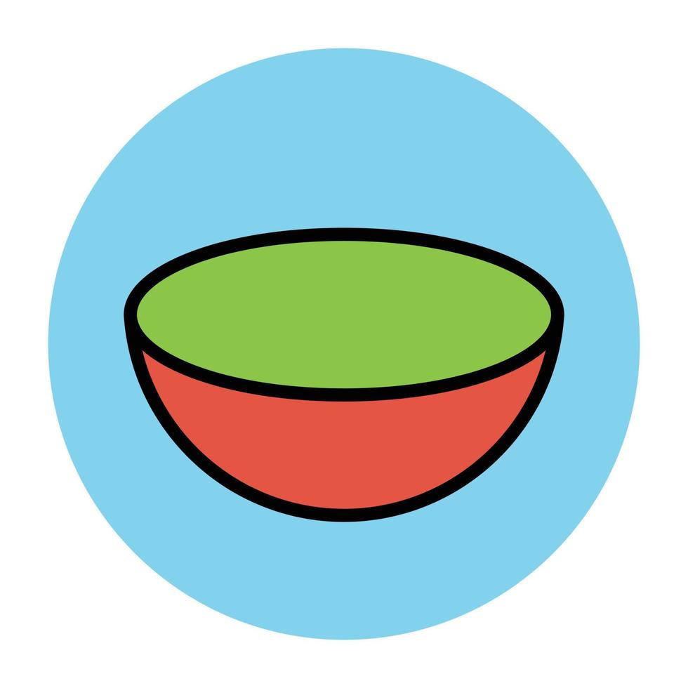 Trendy Bowl Concepts vector