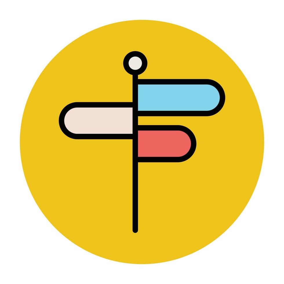 Trendy Signpost Concepts vector