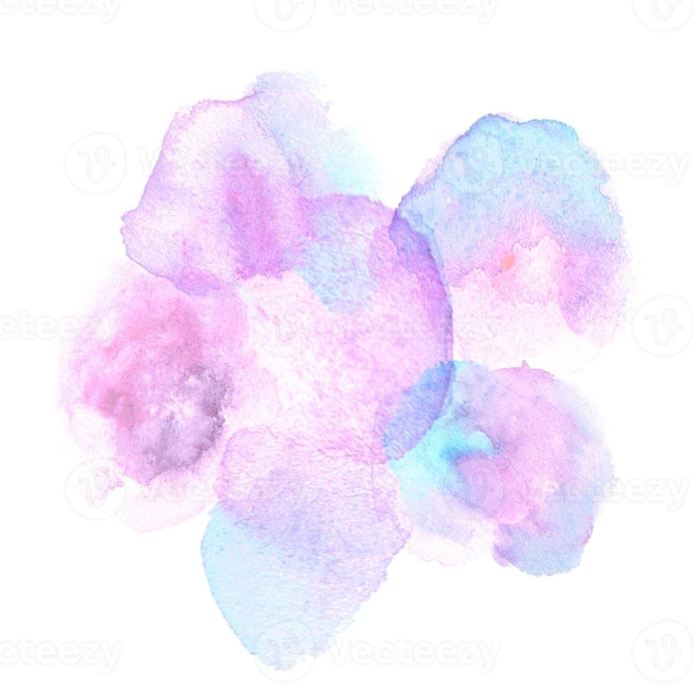 Abstract watercolor on white background. photo