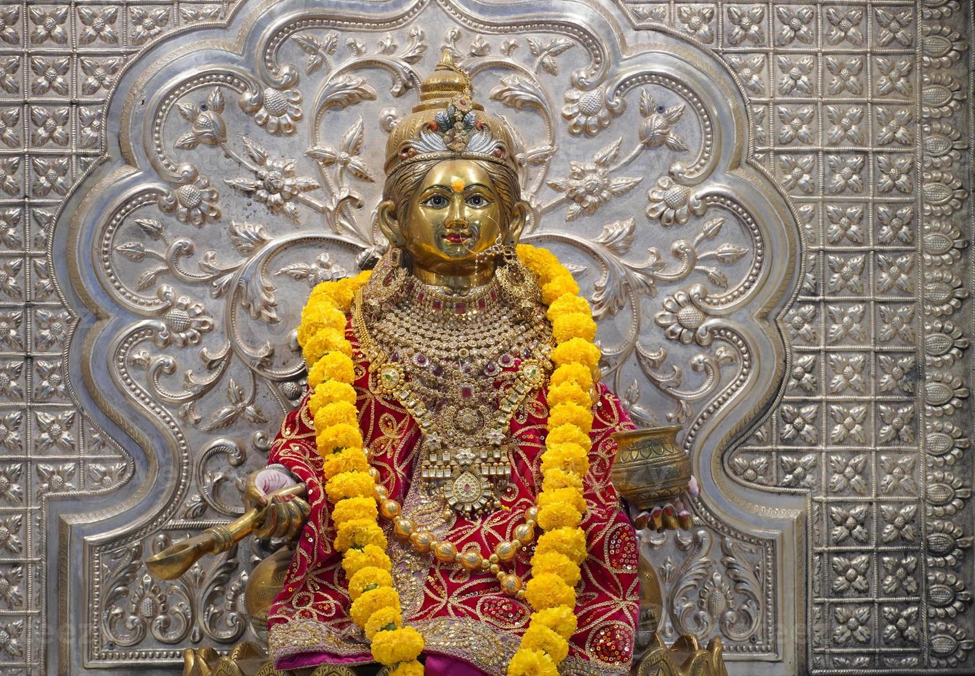 Siddhidatri navratri mata statue in mandir photo