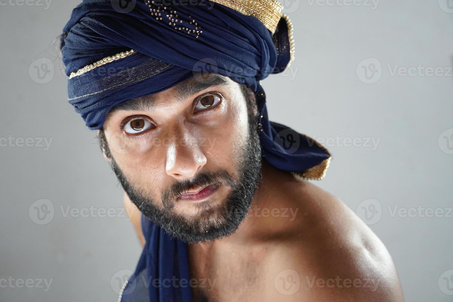 man in arabic look photo