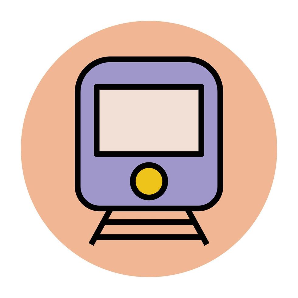 Trendy Tram Concepts vector