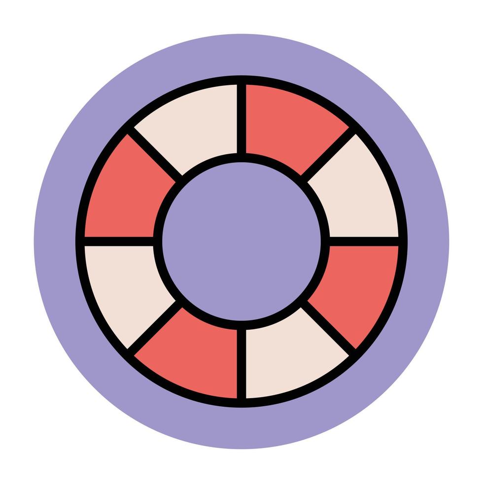 Trendy Lifesaver Concepts vector