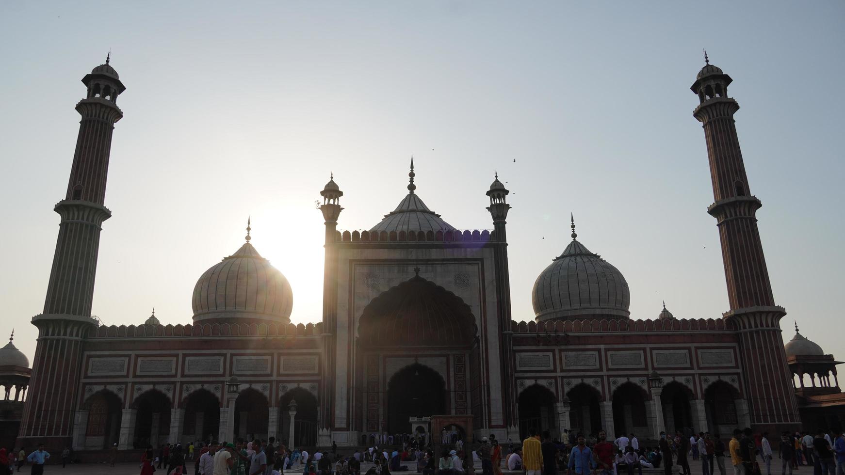 jama masjid, vieja delhi, india foto