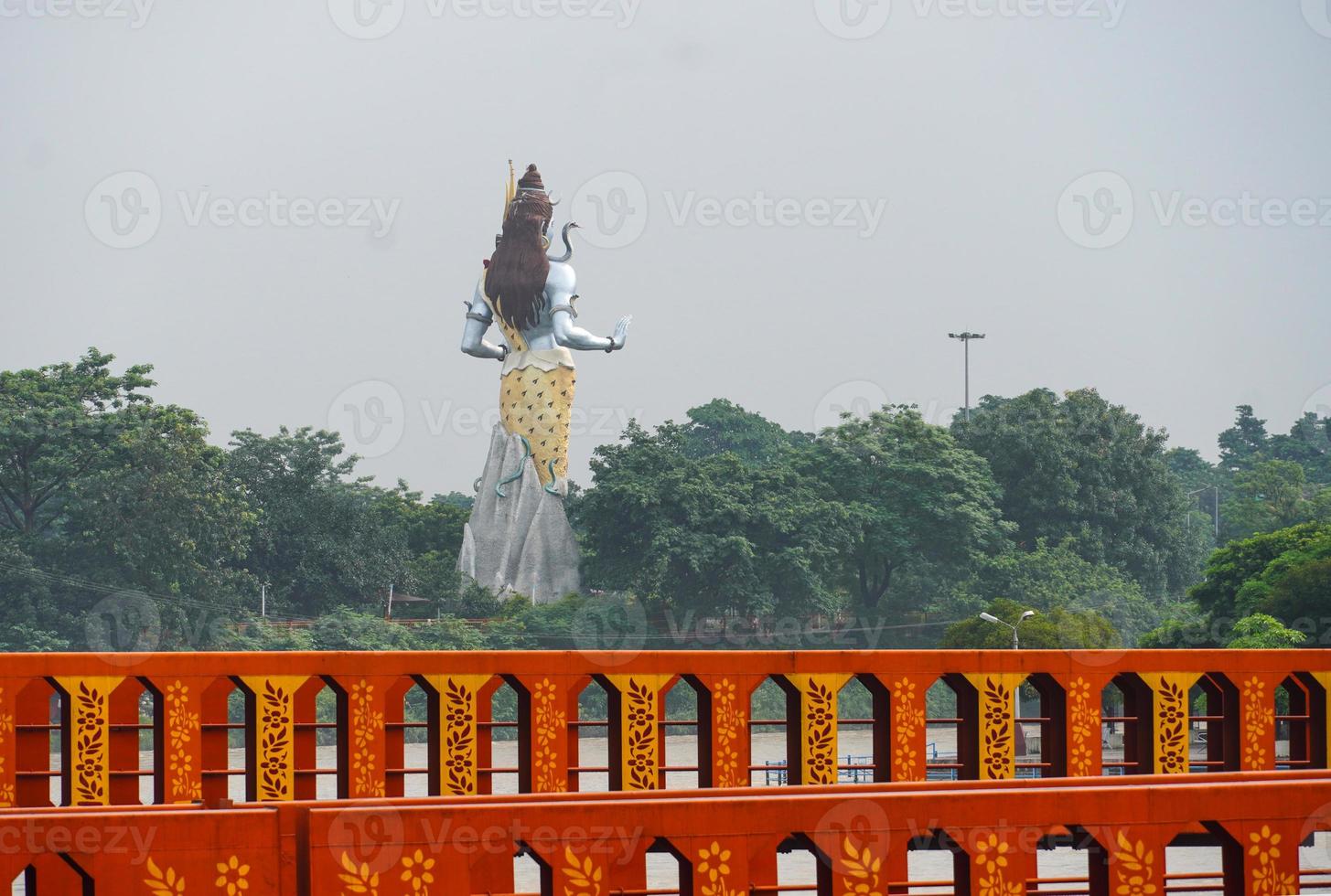 God shiva statue Rishikesh Haridwar, Har Ki Pairi Ghat photo