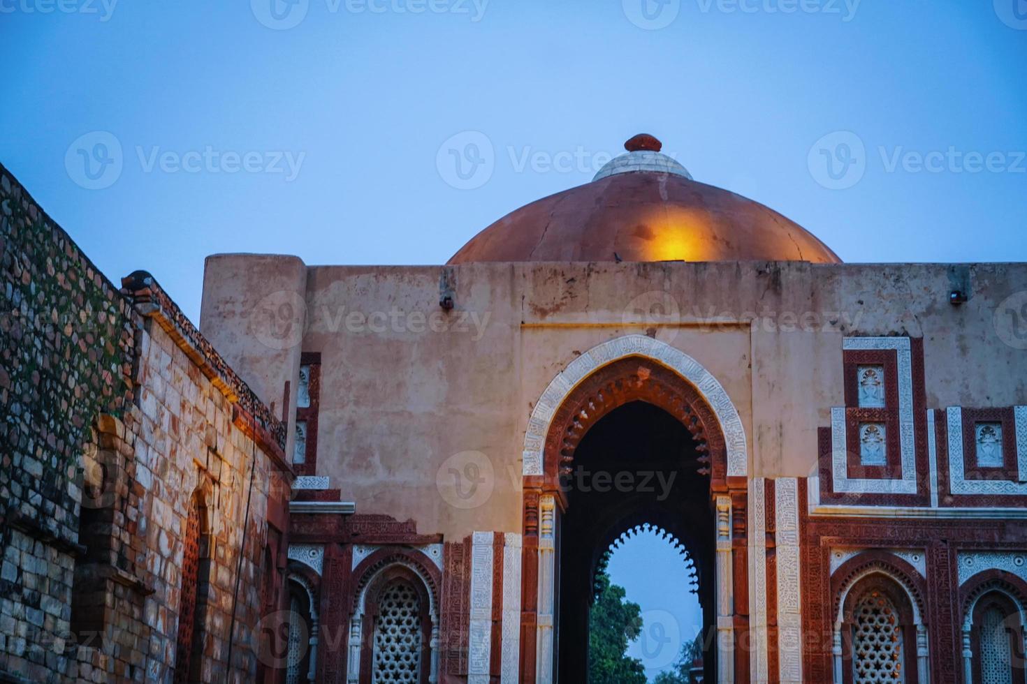 old architecture near qutub minar photo