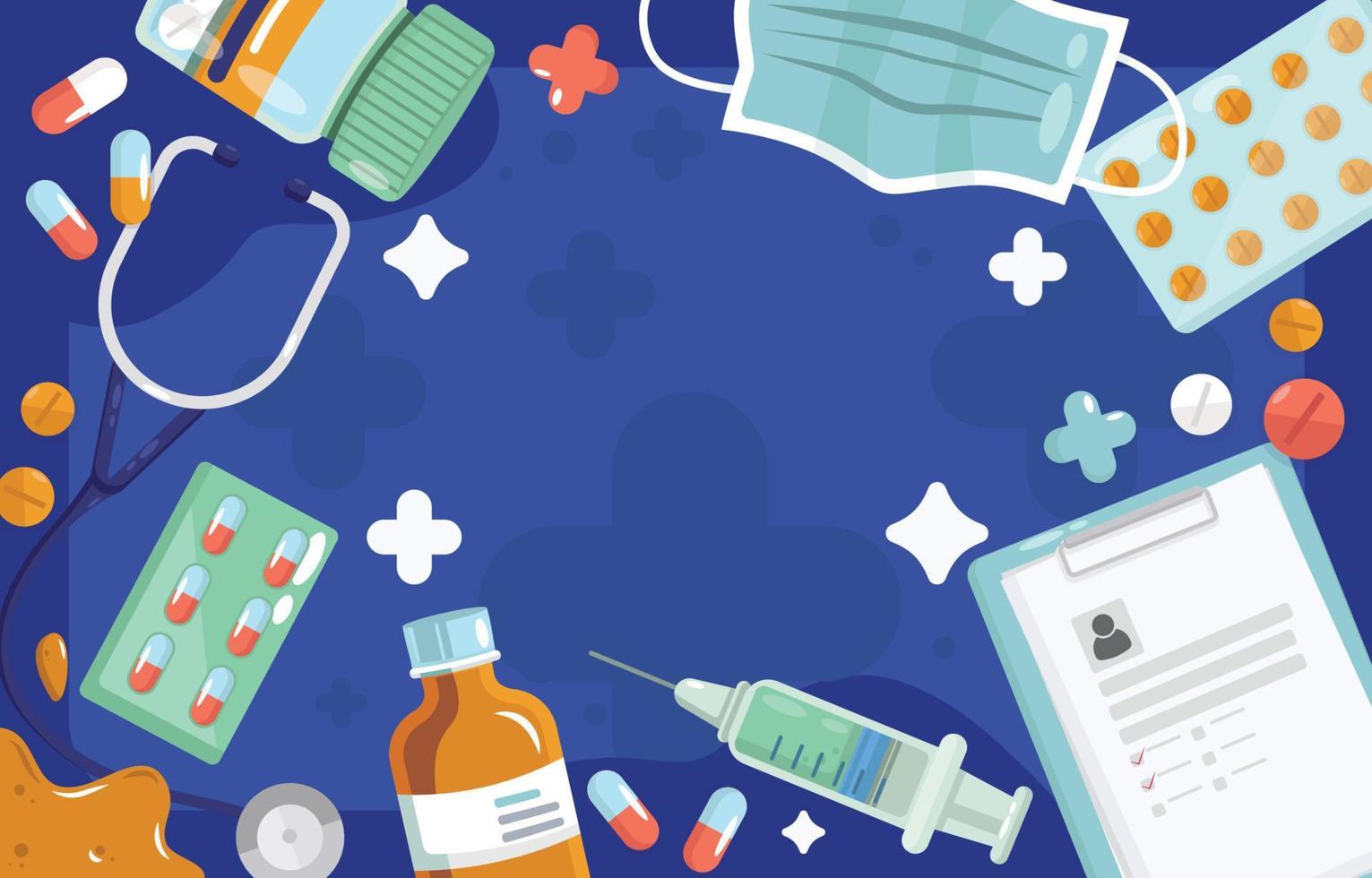 Apothecaries Healthcare Background Concept vector