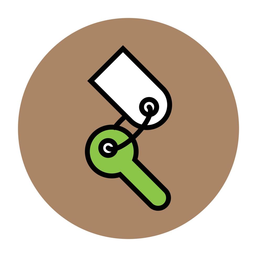 Trendy Keychain Concepts vector