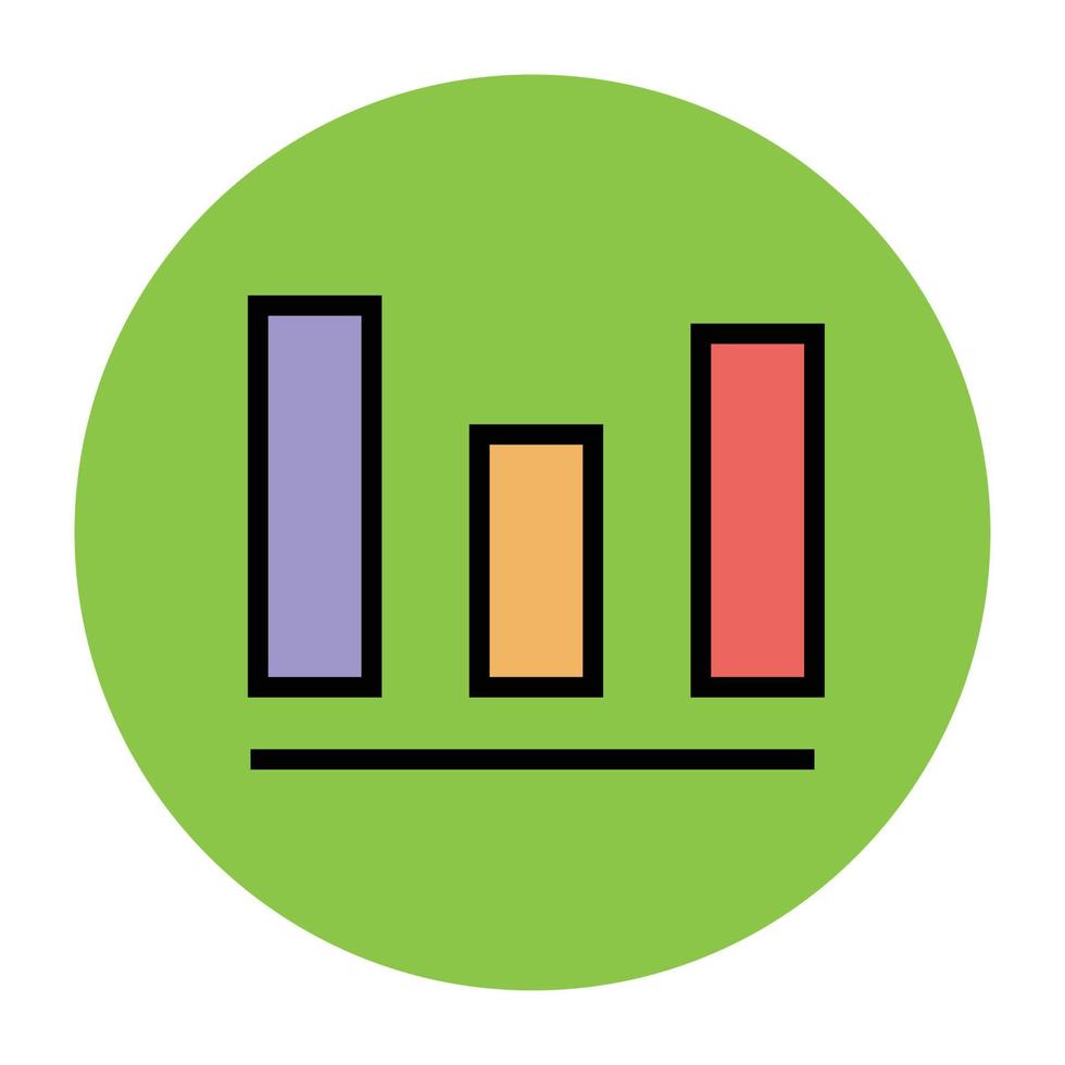Bar Graph Concepts vector