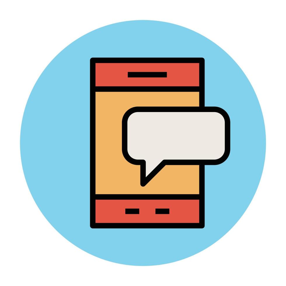 Mobile Chat Concepts vector