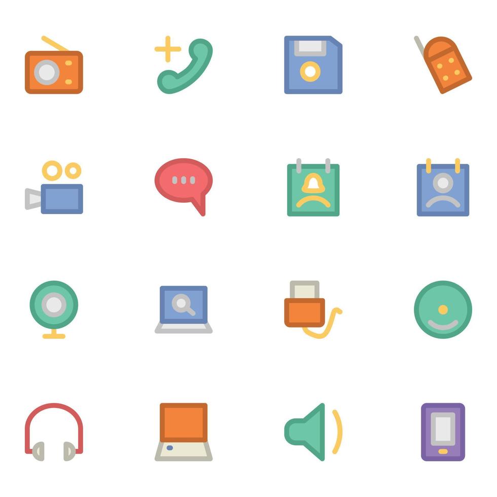 Trendy Headphones Concepts vector