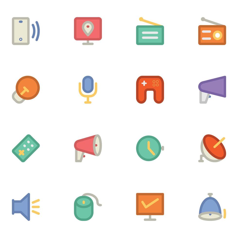 Trendy Bullhorn Concepts vector