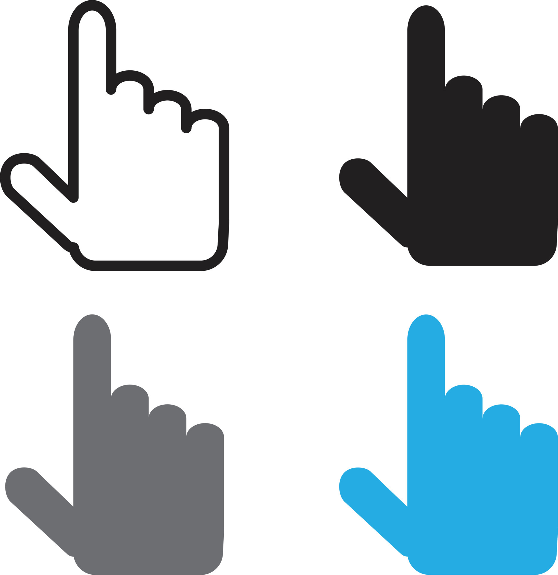 cursor icon. hand mouse cursor icon. hand cursor symbol. hand icon