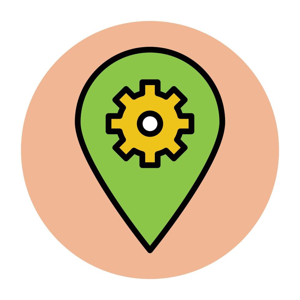 Pin Setting Concepts vector