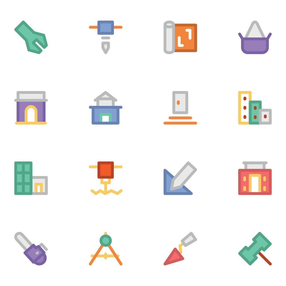 Trendy Blueprint Concepts vector