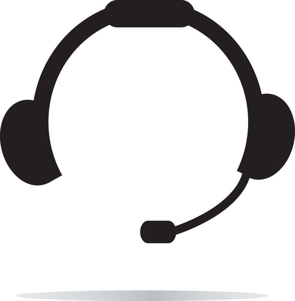 headset icon. headphone symbol. headphone sign. vector