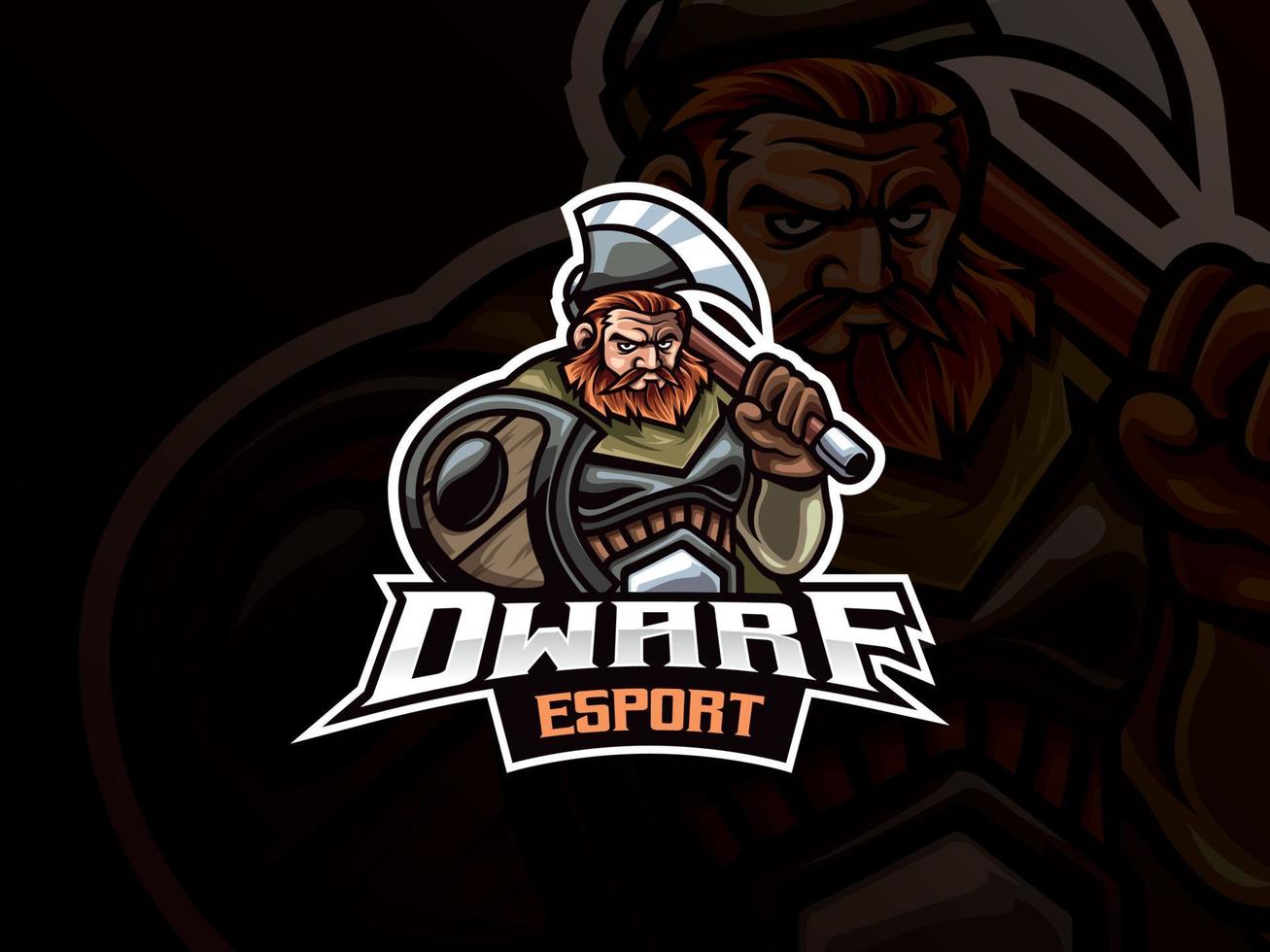 Dwarf esports logo vector