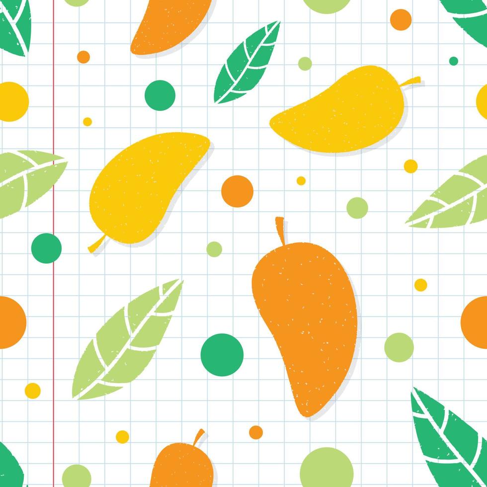 Mango seamless pattern. Mango seamless pattern background. Mango fruit graphic seamless pattern vector