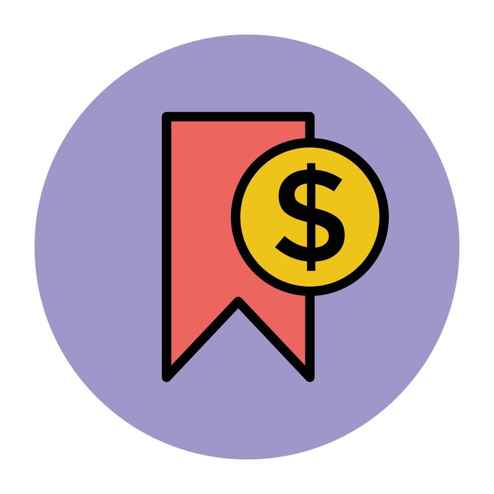 Trendy Bookmark Concepts vector