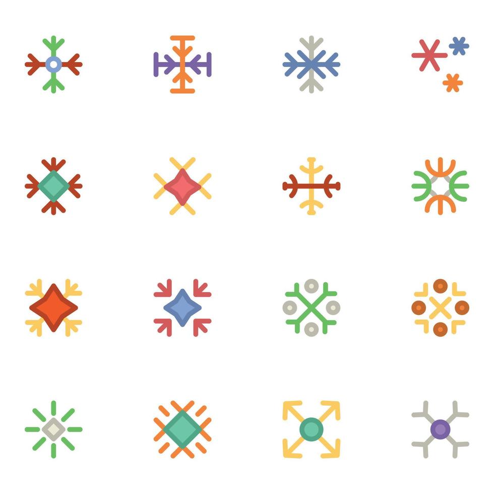 Snow Crystal  Concepts vector