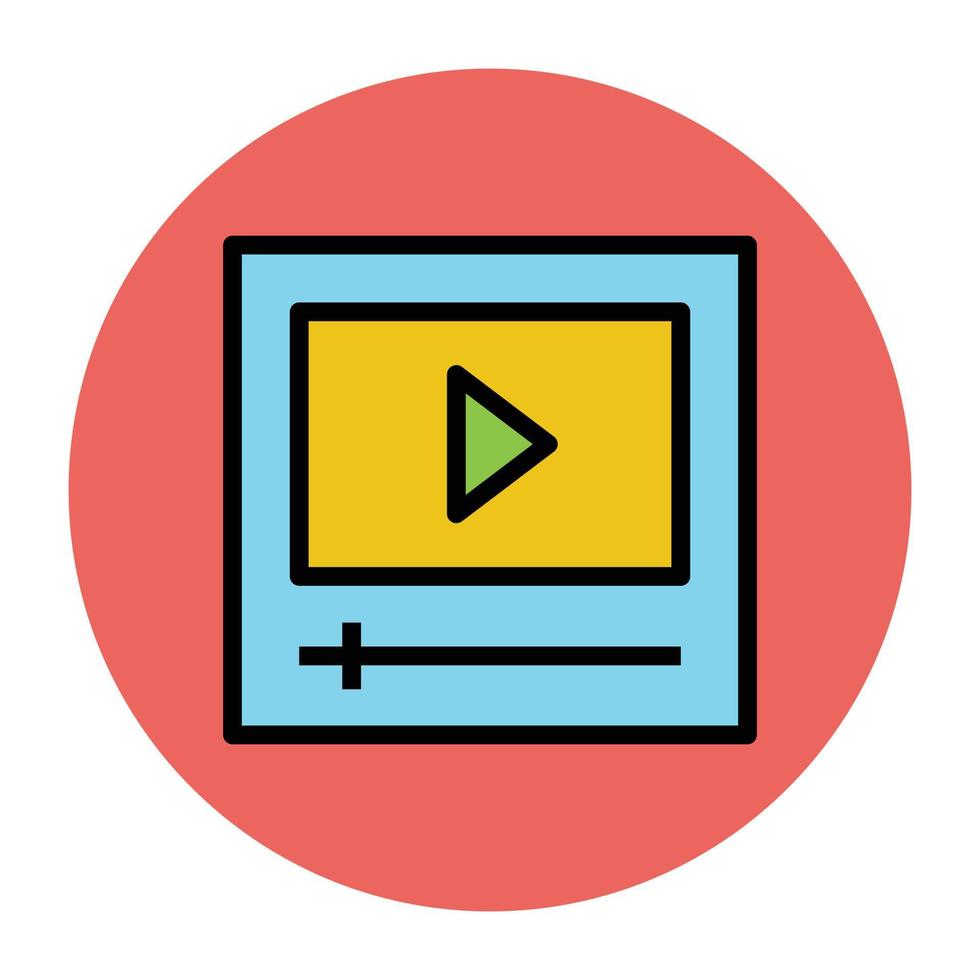 Video Player Concepts vector