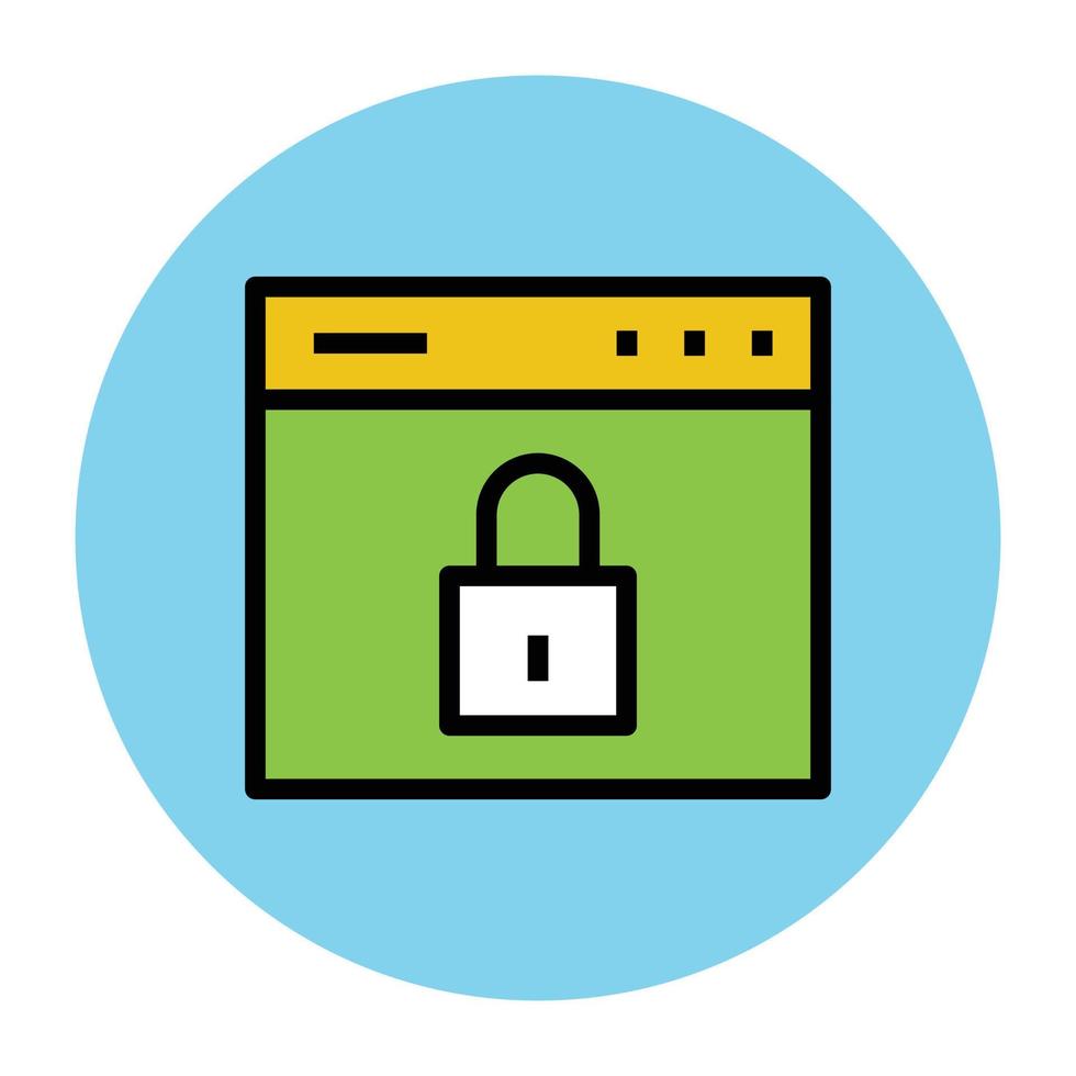 Website Security Concepts vector