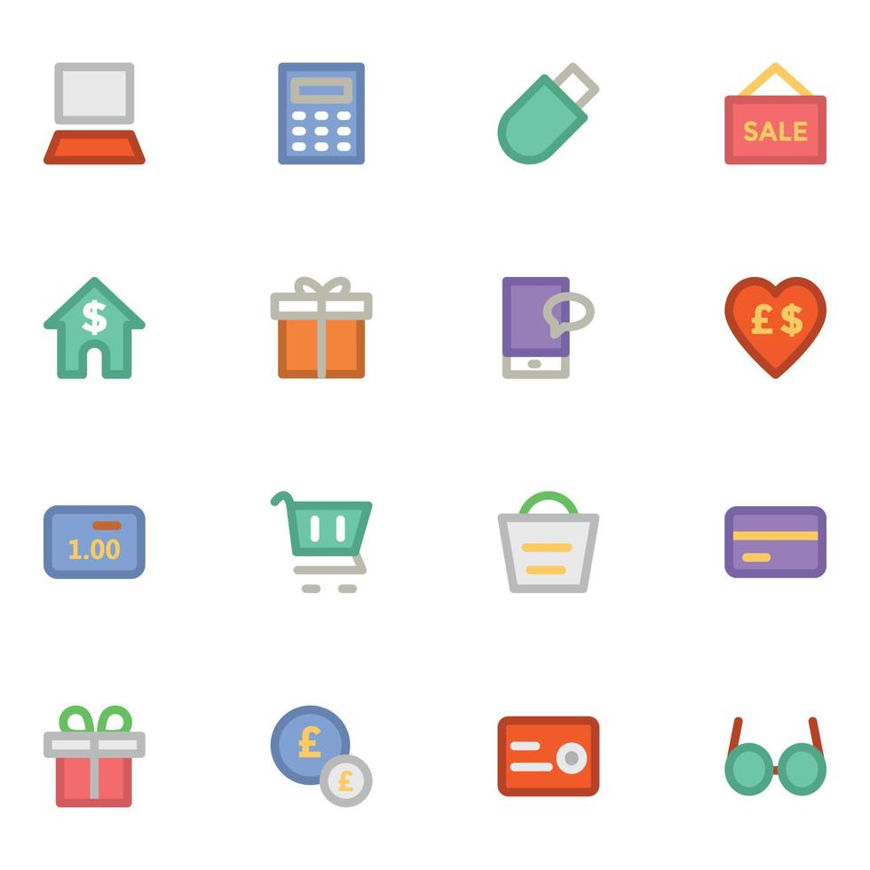 Trendy Trade Concepts vector