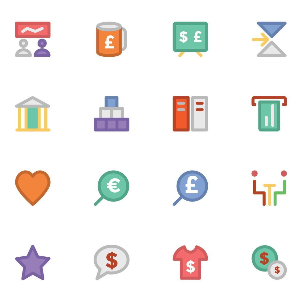 Trendy Folders Concepts vector