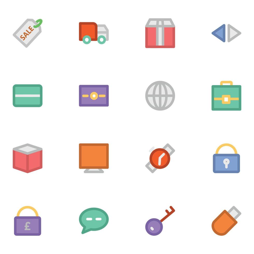 Trendy Lock Concepts vector