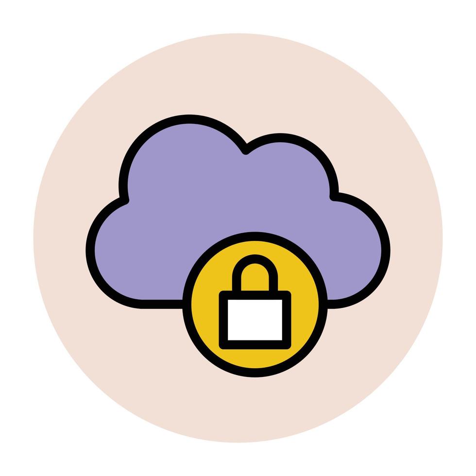 Cloud Protection Concepts vector