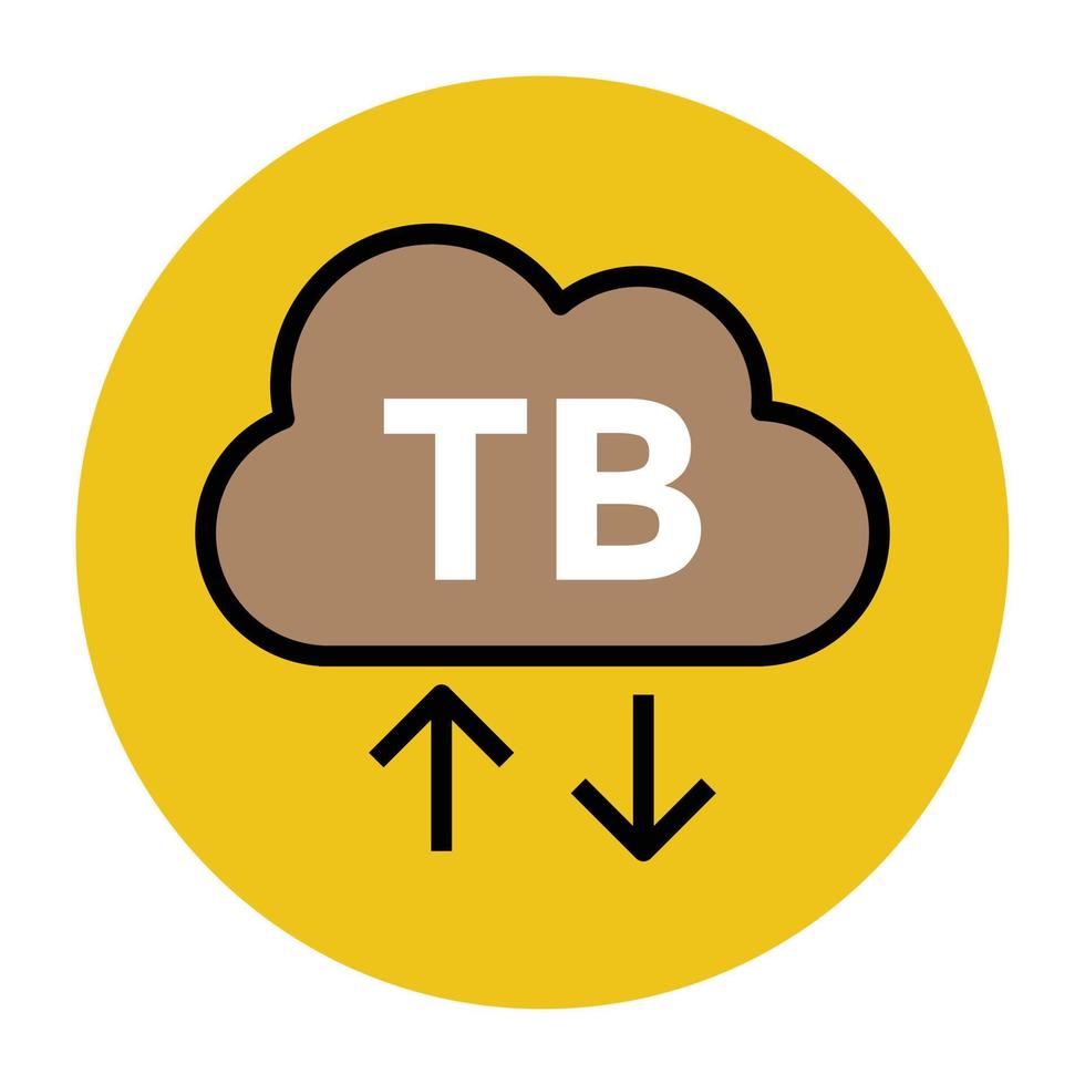 Cloud Data Concepts vector