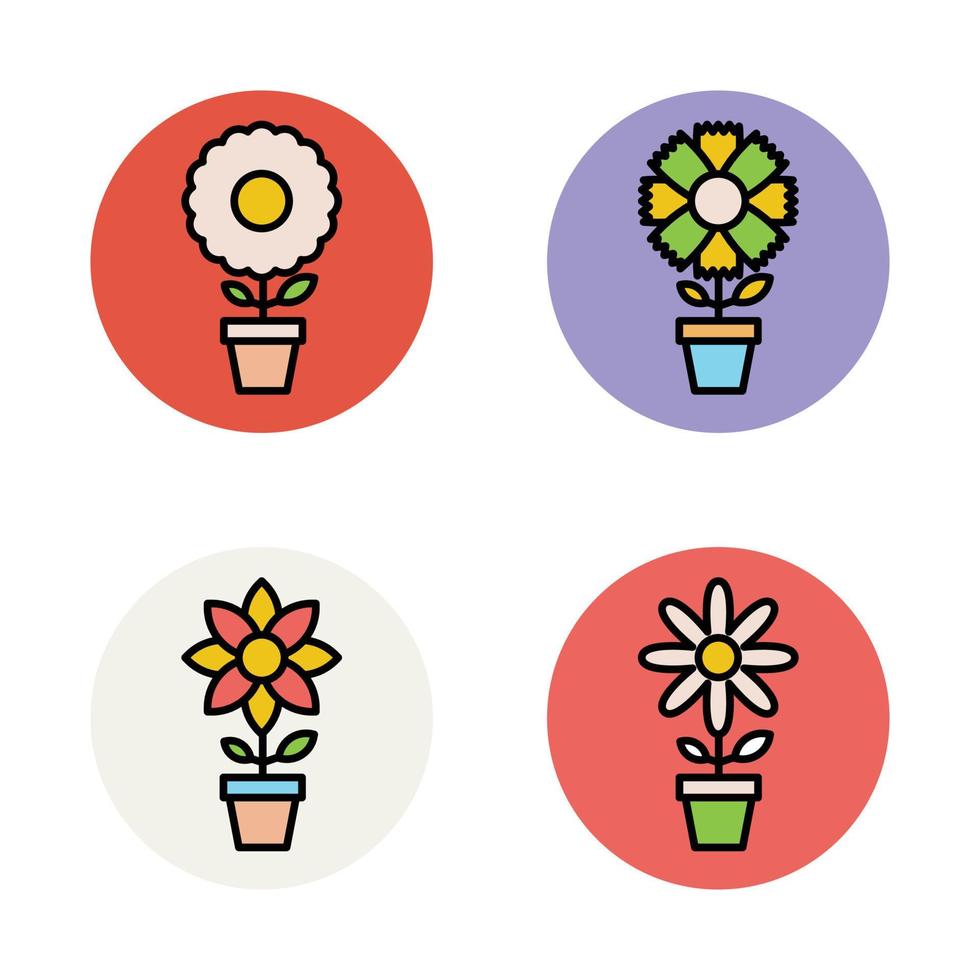 Potted Plant Concepts vector