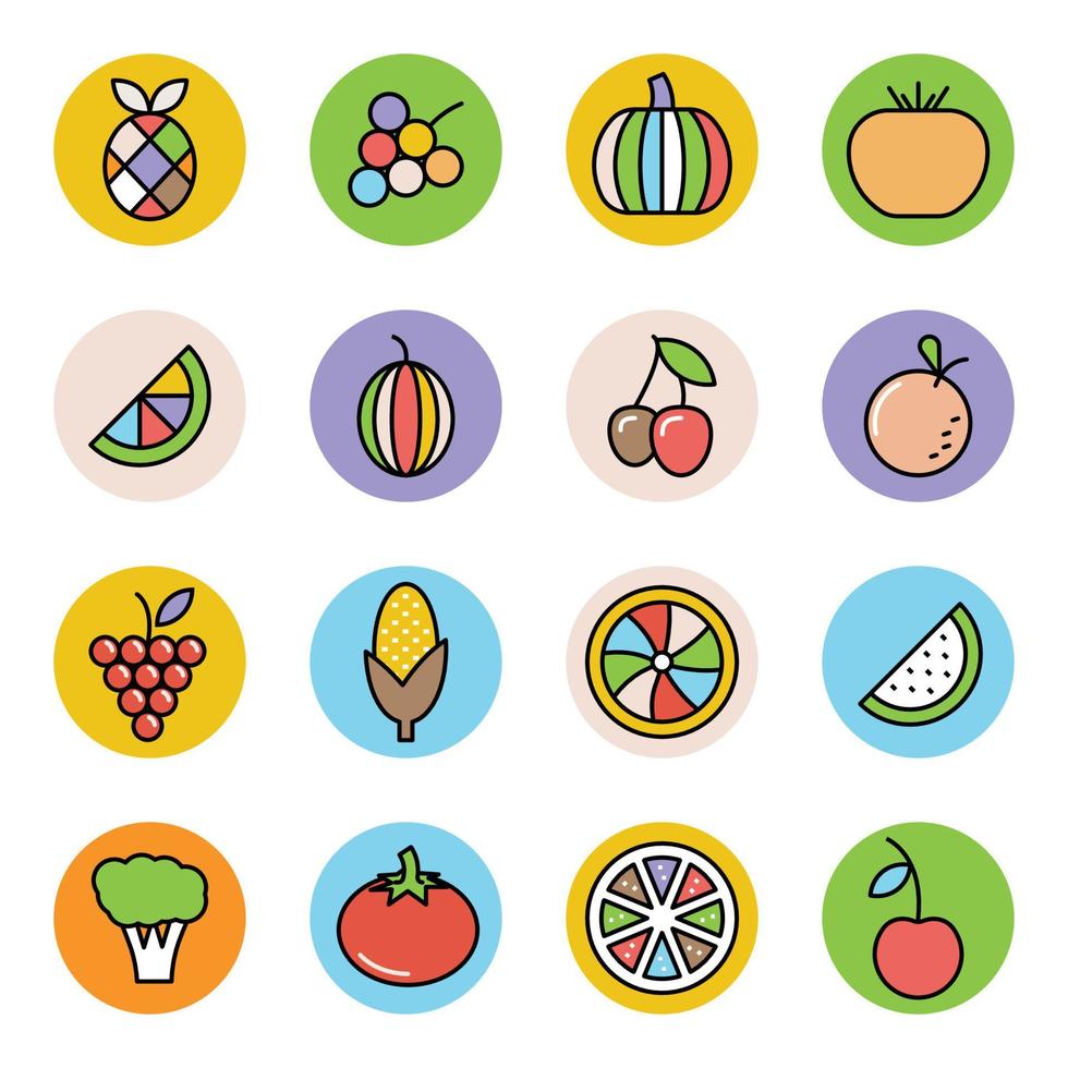 Trendy Grapes Concepts vector