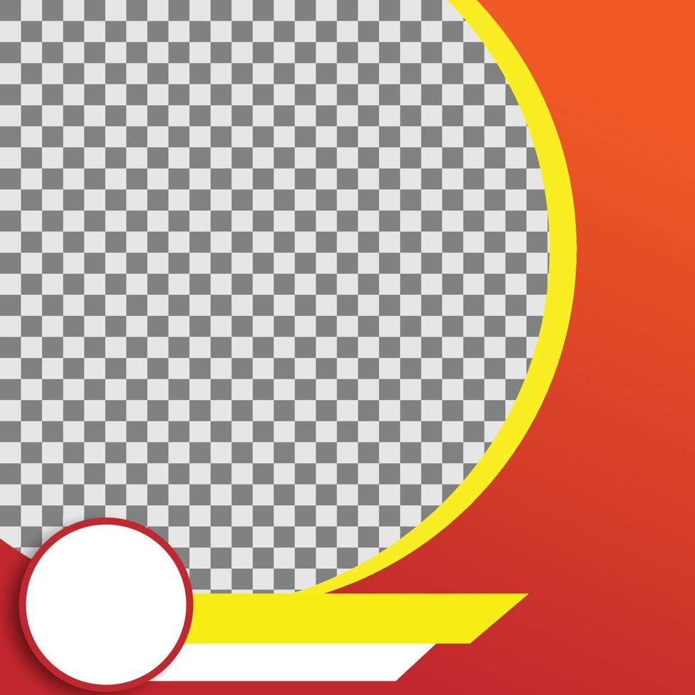 simple twibbon design for the event vector