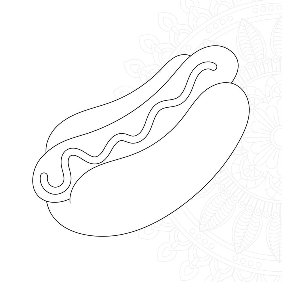 Almonds Coloring page for kids vector