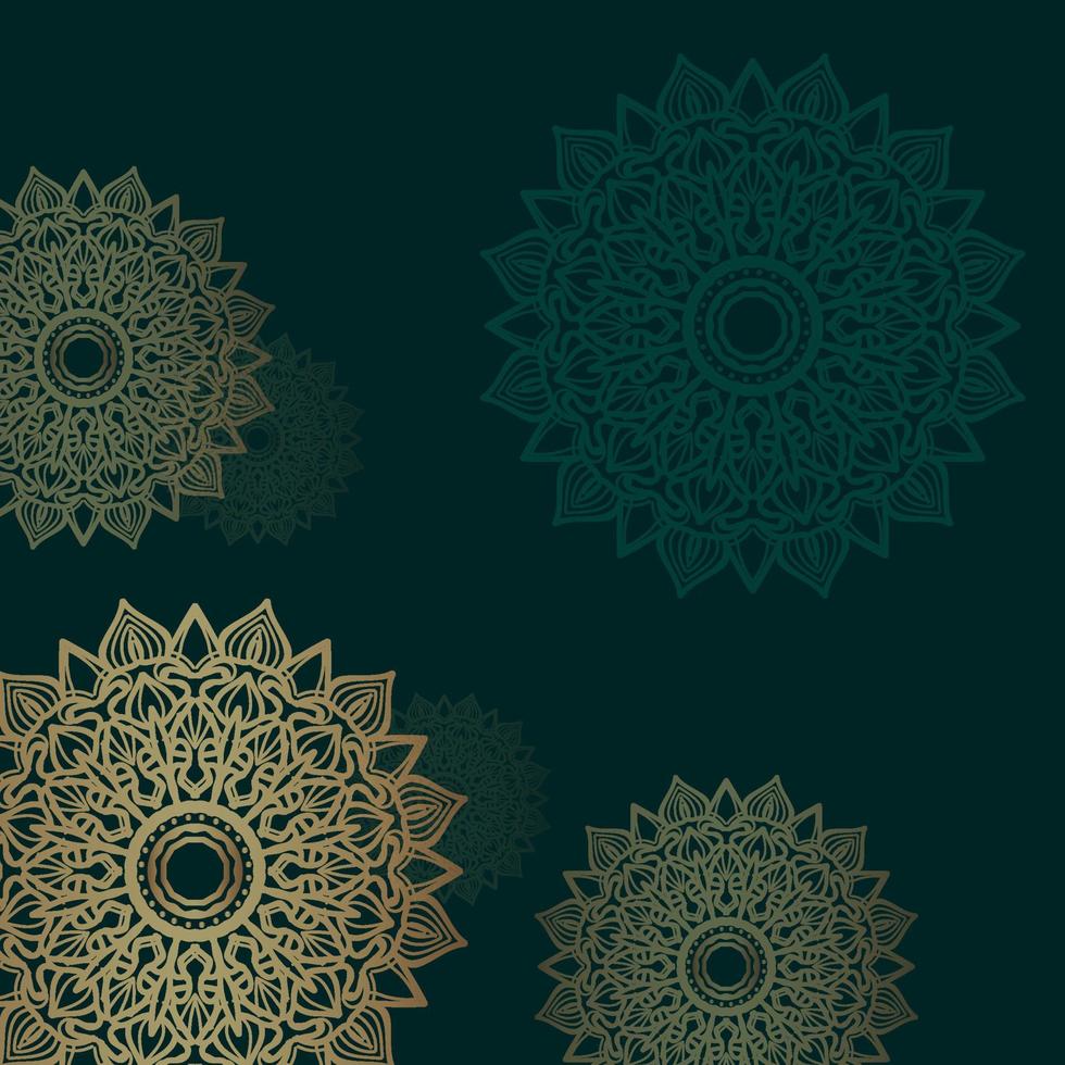 Beautiful vector hand drawn indian ornament mandala on background style.