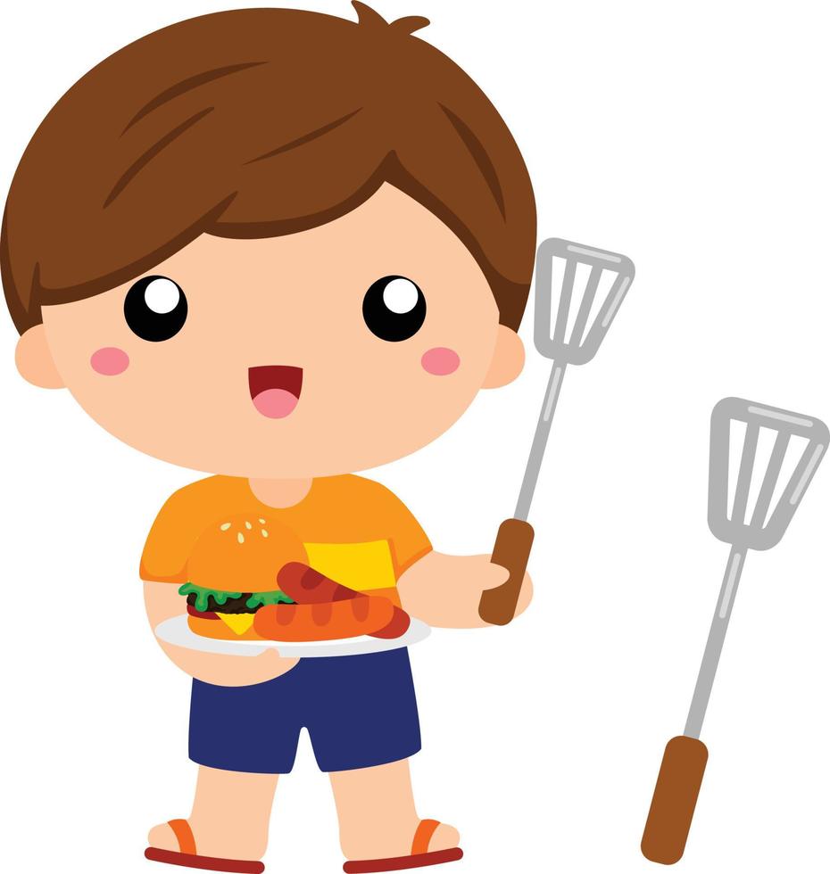Fast Food Serving Clipart Vector