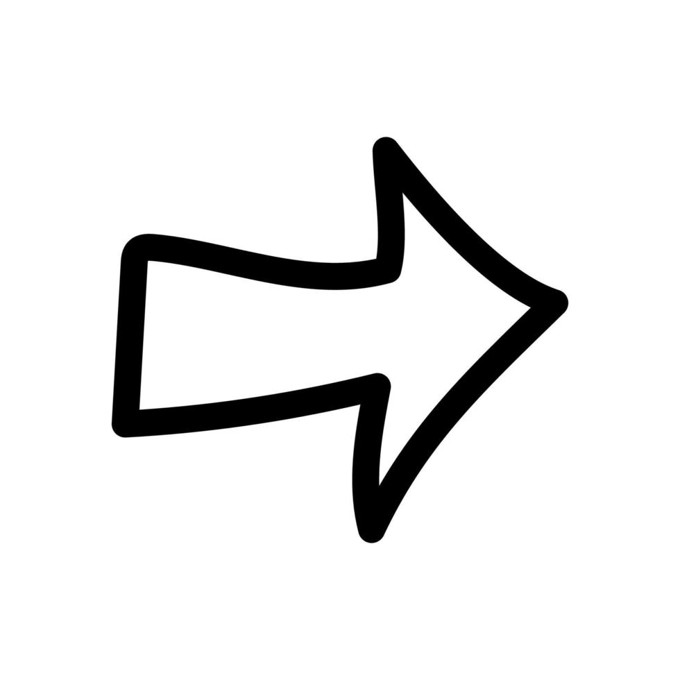 simple vector icon arrow