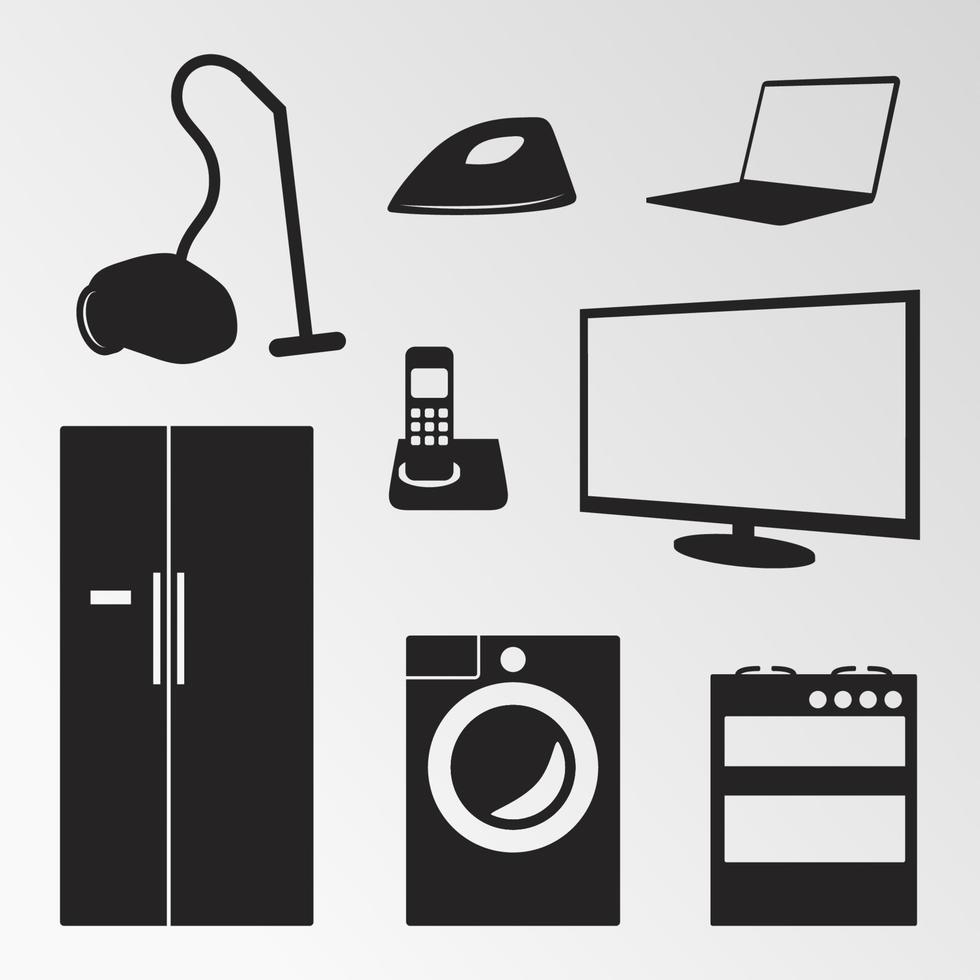 Vector illustration on the theme Appliances