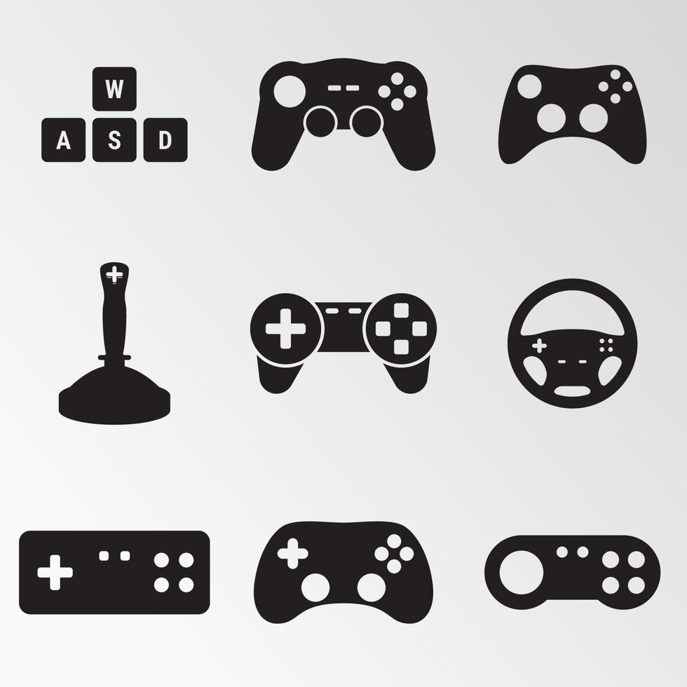 ilustración vectorial en el gamepad temático vector