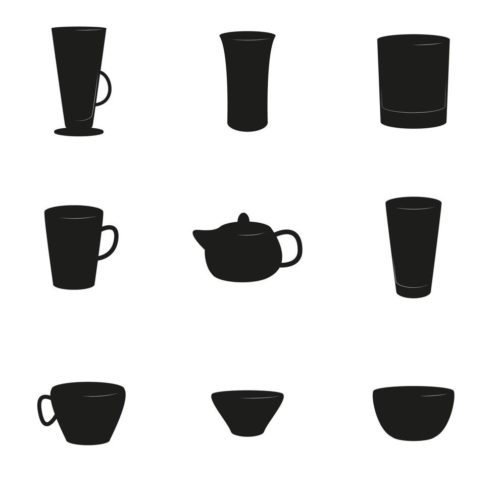 Utensils for tea and coffee vector