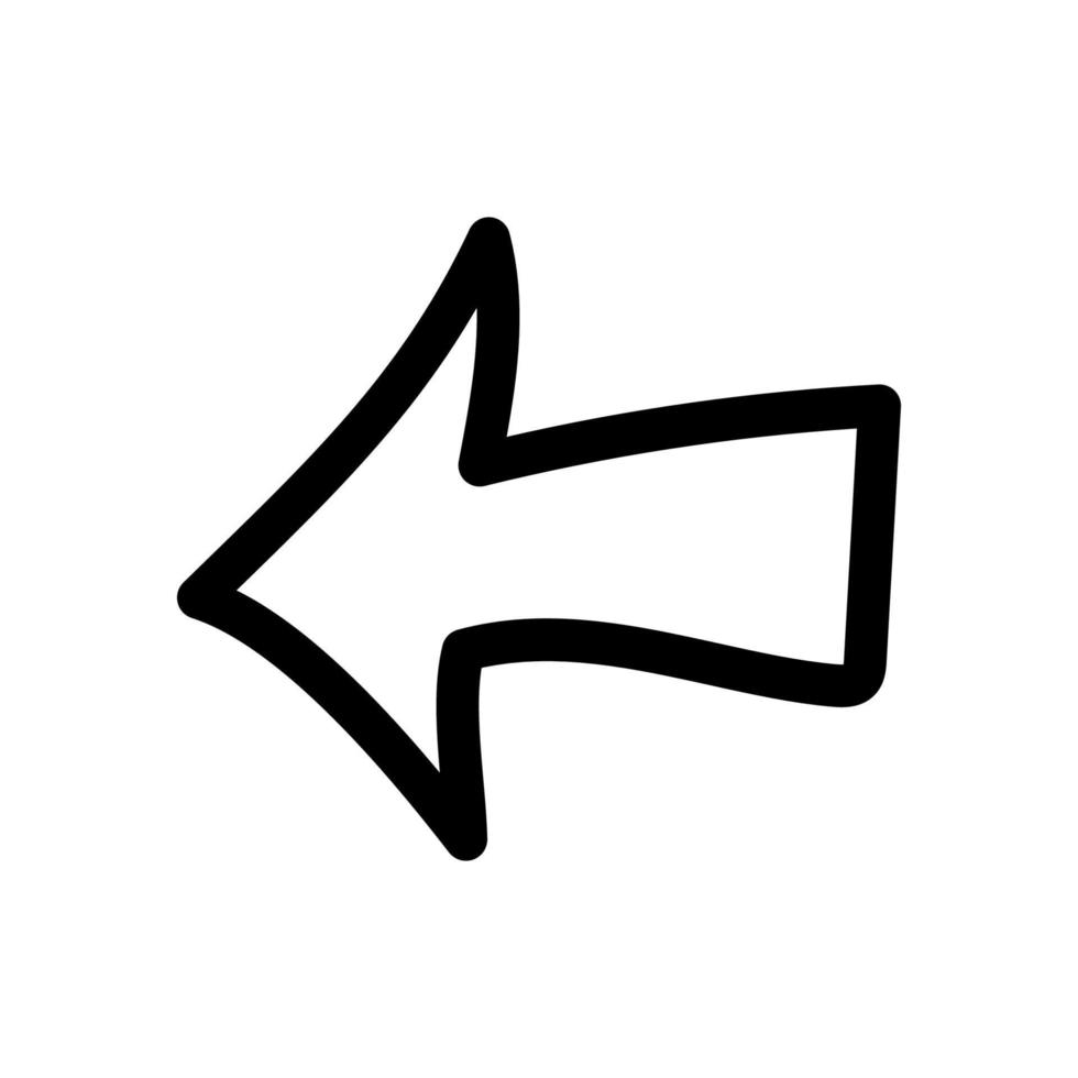 simple vector icon arrow