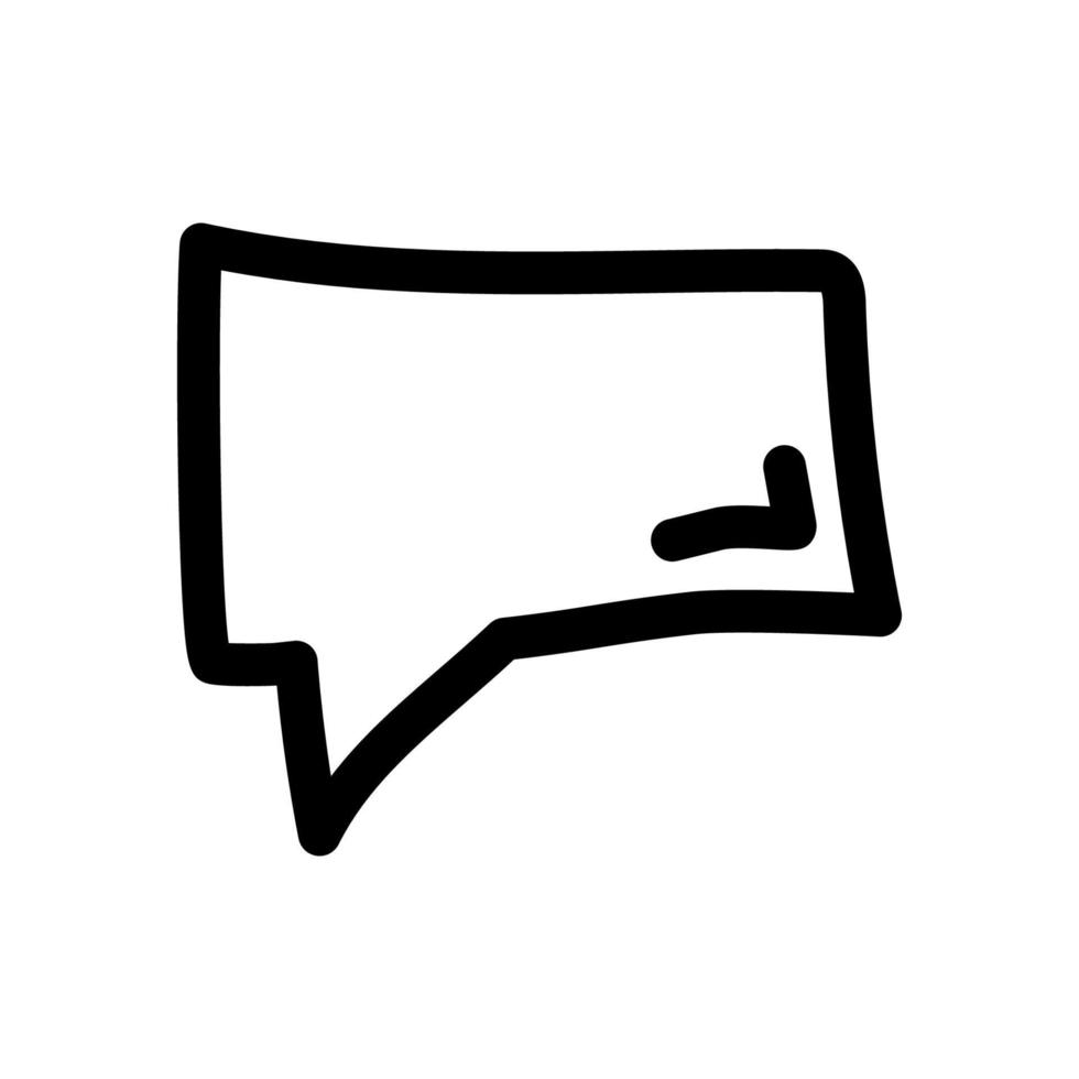 simple vector icon chat