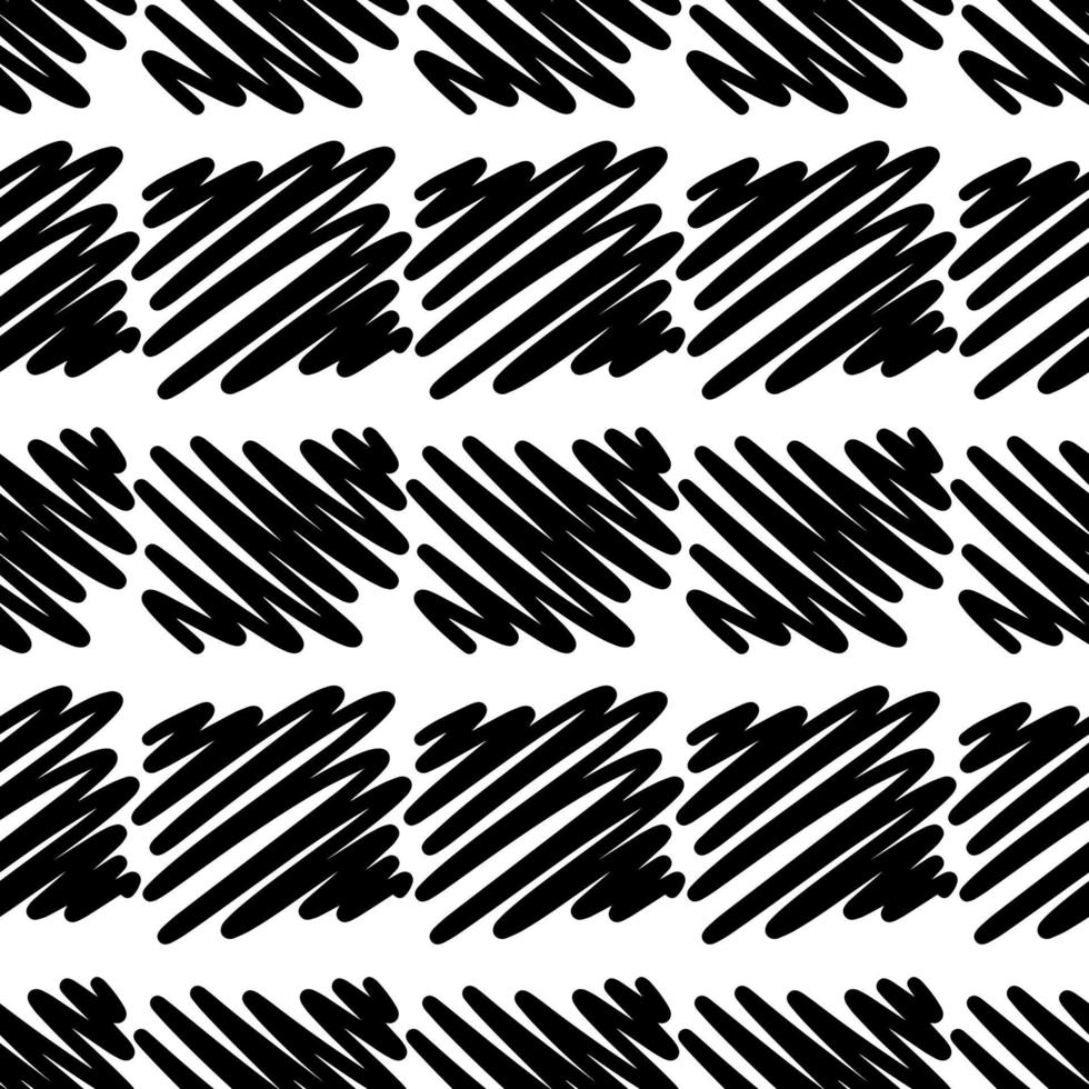 Spiral pattern black. An abstract retro pattern of geometric shapes. A geometric wave of circles background. Vector abstract seamless pattern with a hand-drawn round spiral shape made with a brush.