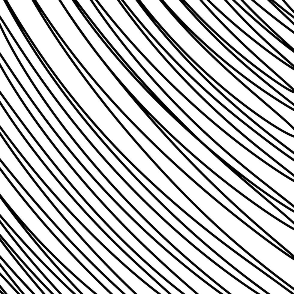 abstract black and white background of black lines. pattern of black lines on white, hand-drawn lines abstract background. Hand-drawn ink pattern and textures set. vector