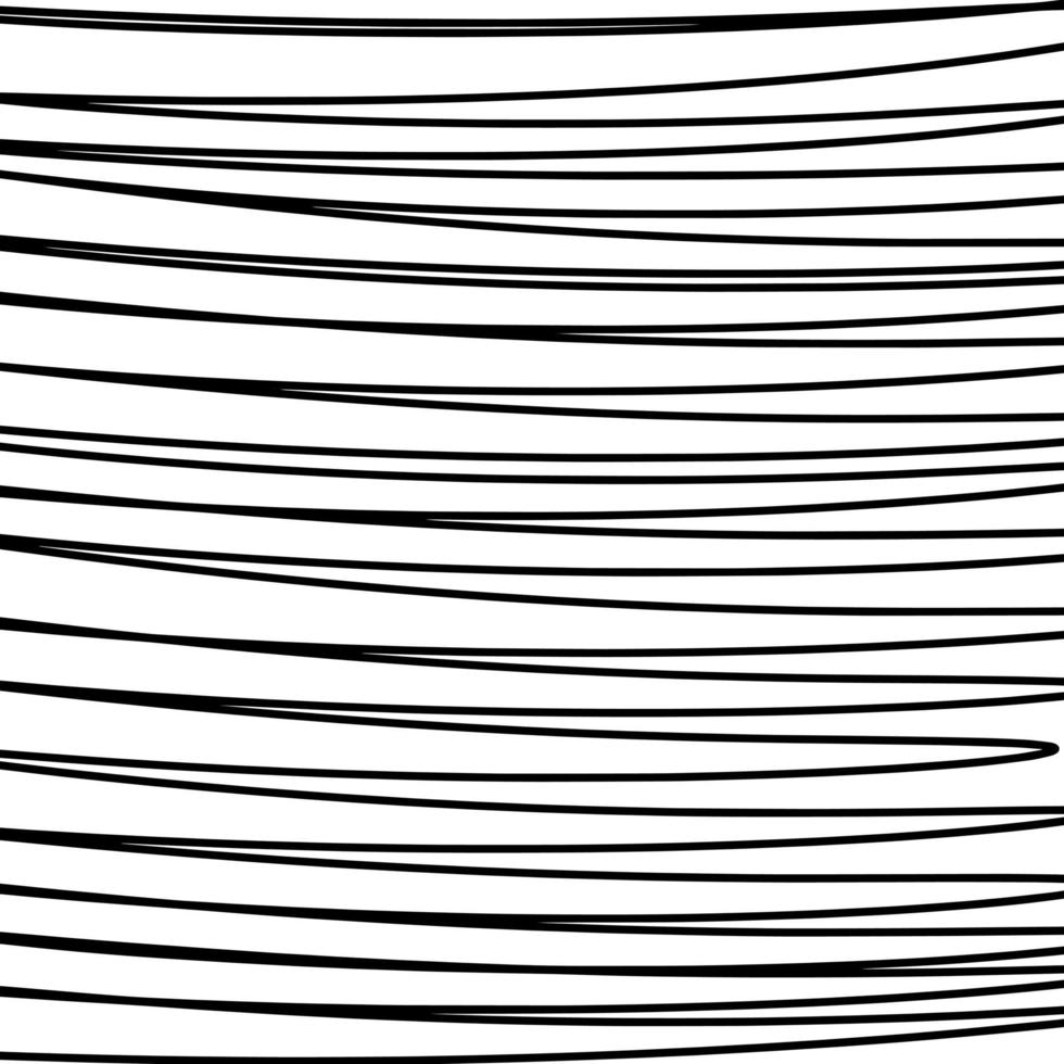 abstract black and white background of black lines. pattern of black lines on white, hand-drawn lines abstract background. Hand-drawn ink pattern and textures set. vector