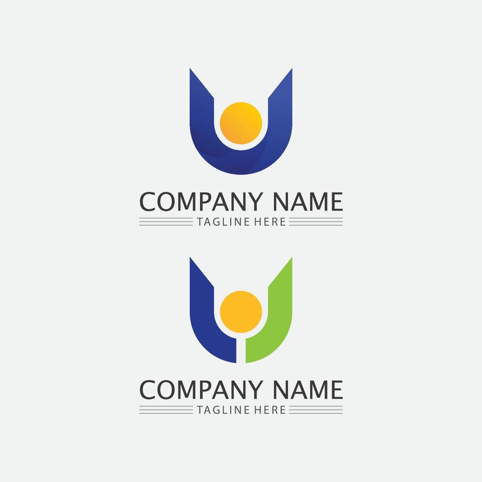 logotipo de personas, equipo, trabajo exitoso de personas, grupo y comunidad, logotipo de empresa y negocio de grupo y cuidado de diseño, icono familiar logotipo de éxito vector