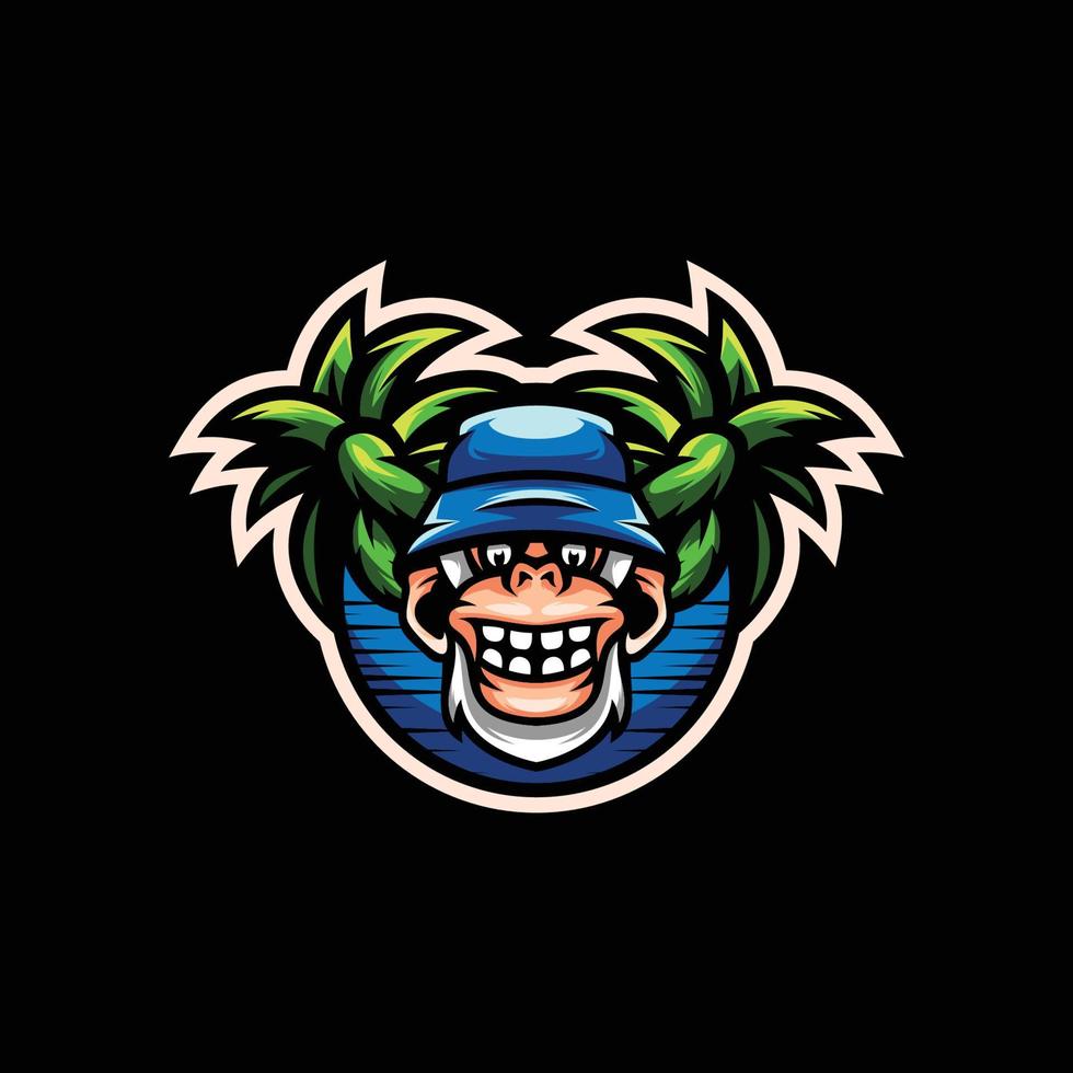 Ape Mascot Logo vector