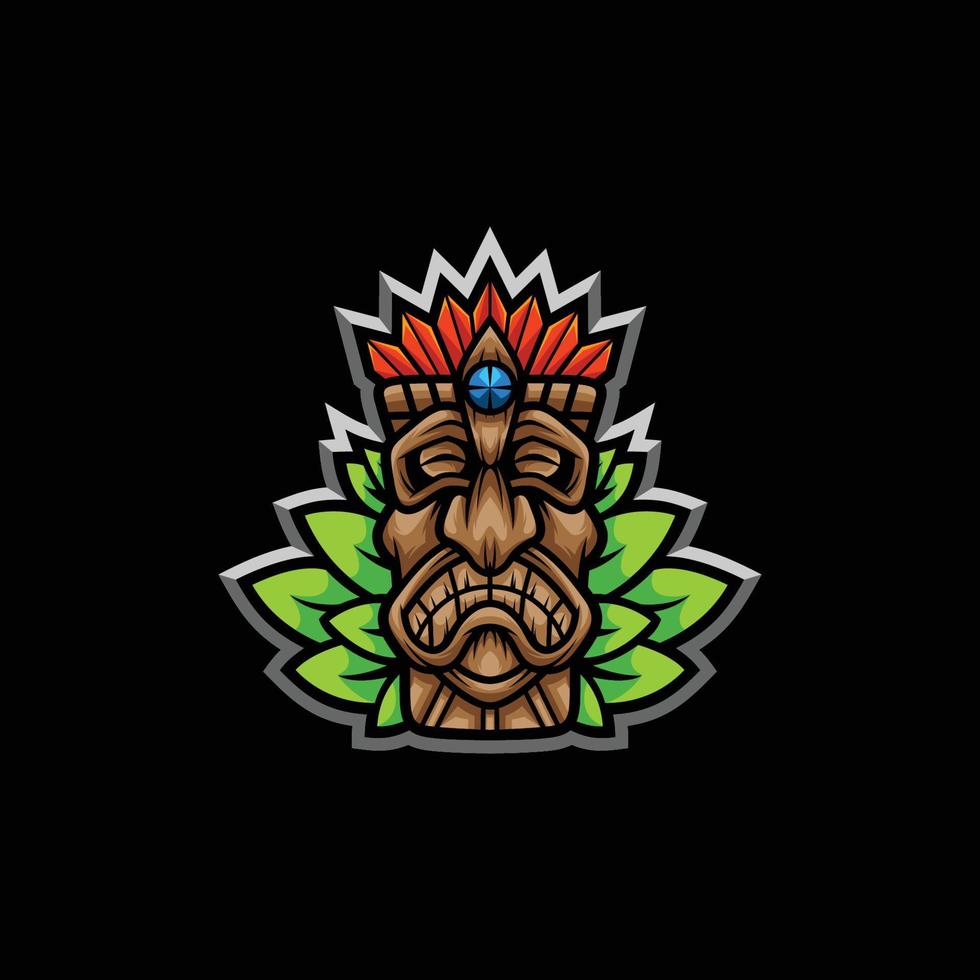 Totem Mascot Logo Design vector